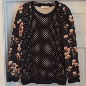 Tory Burch Ronnie Floral Polka Dot 